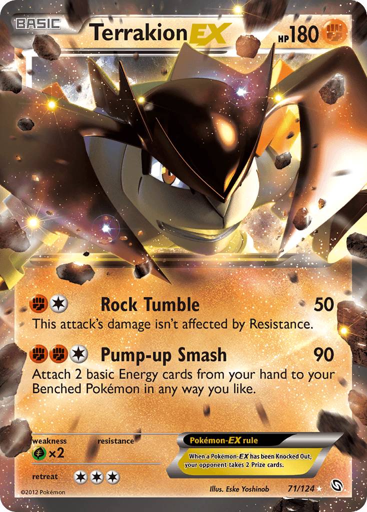 Terrakion-EX: Dragons Exalted