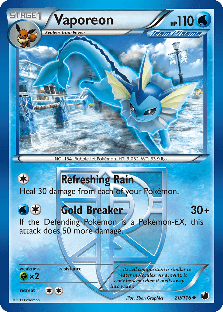 Vaporeon: Plasma Freeze