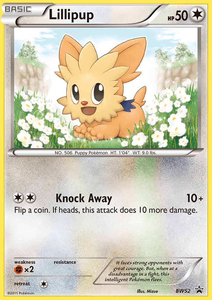 Lillipup: BW Black Star Promos