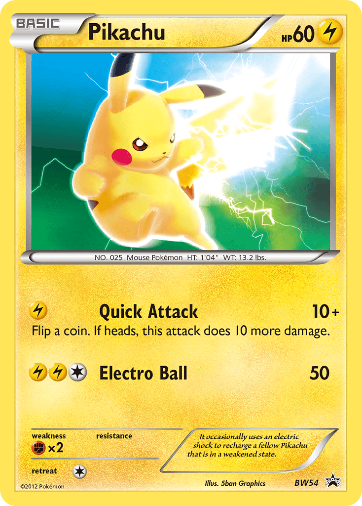 Pikachu: BW Black Star Promos