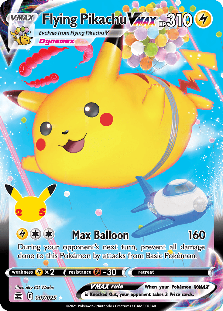 Flying Pikachu VMAX: Celebrations