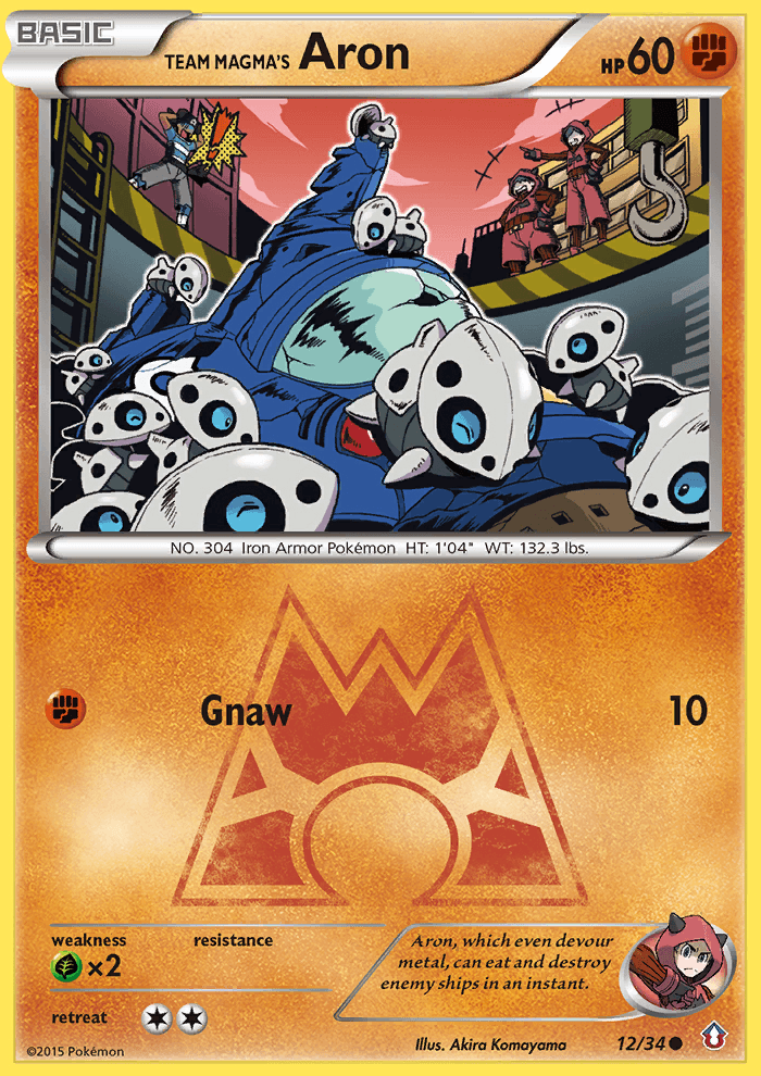 Team Magma's Aron: Double Crisis