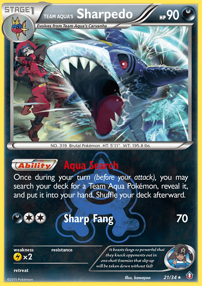 Team Aqua's Sharpedo: Double Crisis