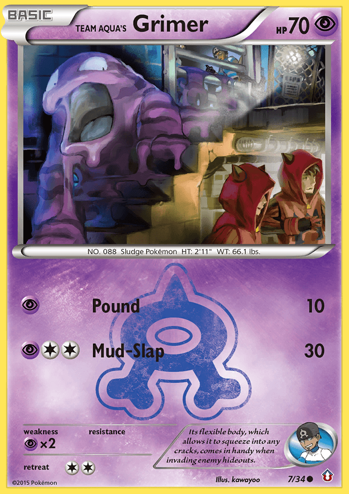 Team Aqua's Grimer: Double Crisis