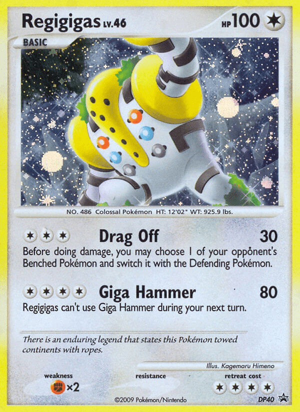 Regigigas: DP Black Star Promos