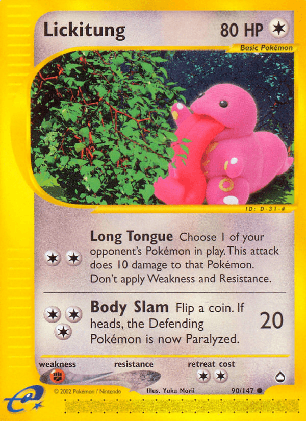 Lickitung: Aquapolis