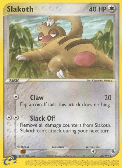 Slakoth: Ruby & Sapphire