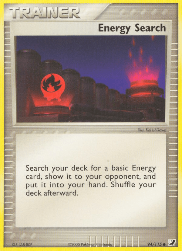 Energy Search: Unseen Forces