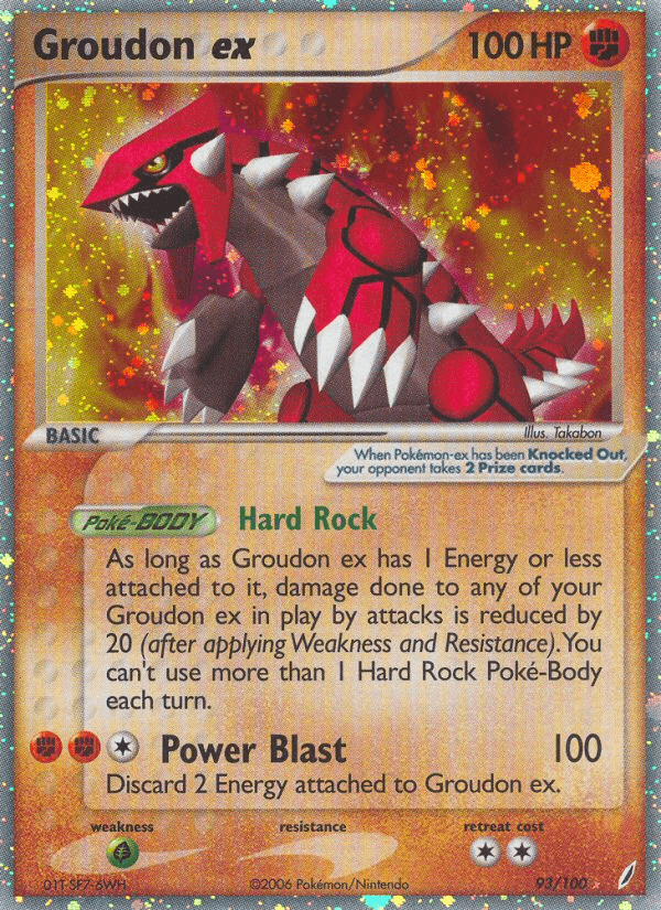 Groudon ex: Crystal Guardians