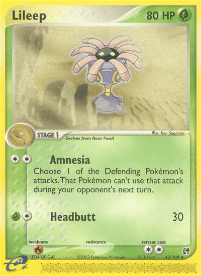 Lileep: Sandstorm