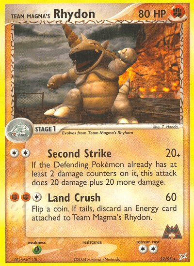 Team Magma's Rhydon: Team Magma vs Team Aqua