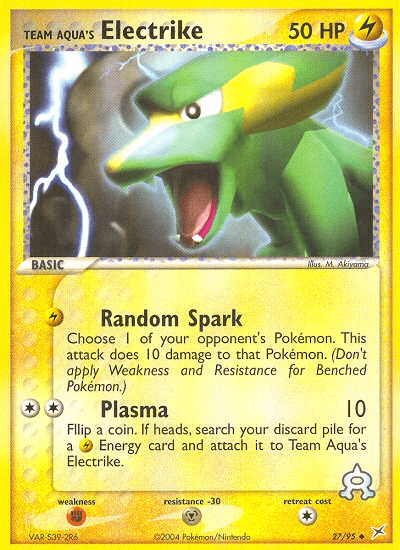 Team Aqua's Electrike: Team Magma vs Team Aqua