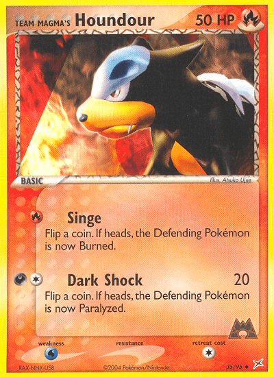 Team Magma's Houndour: Team Magma vs Team Aqua