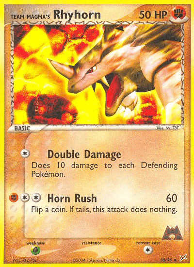 Team Magma's Rhyhorn: Team Magma vs Team Aqua