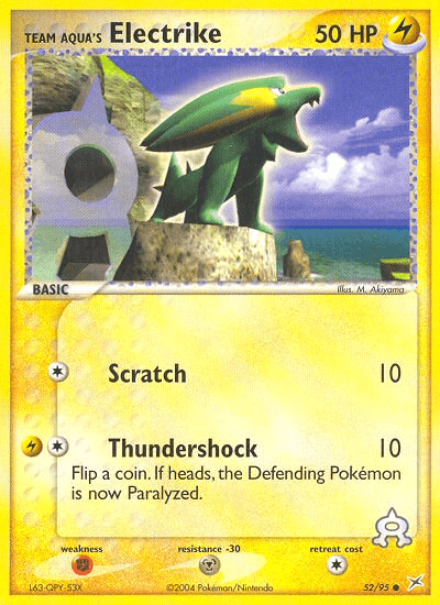 Team Aqua's Electrike: Team Magma vs Team Aqua