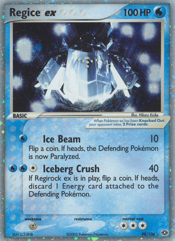 Regice ex: Emerald