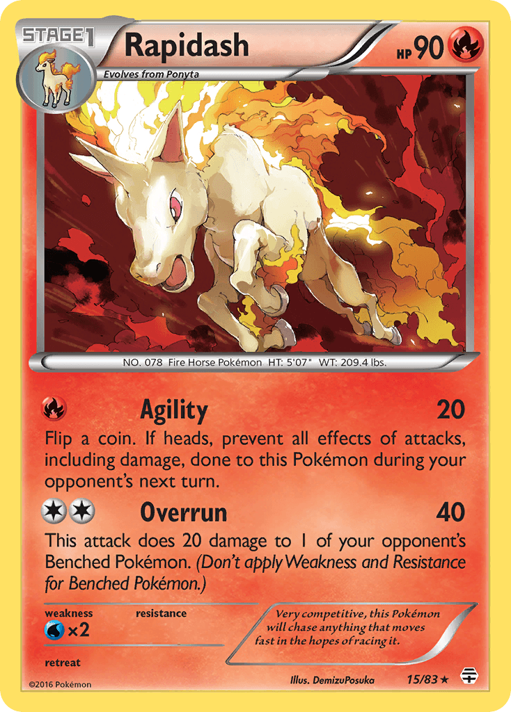 Rapidash: Generations