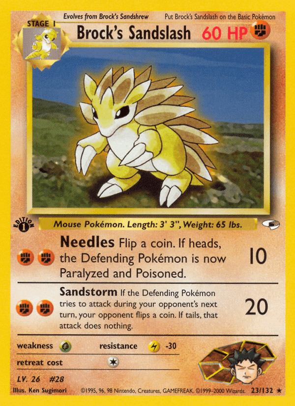 Brock's Sandslash: Gym Heroes