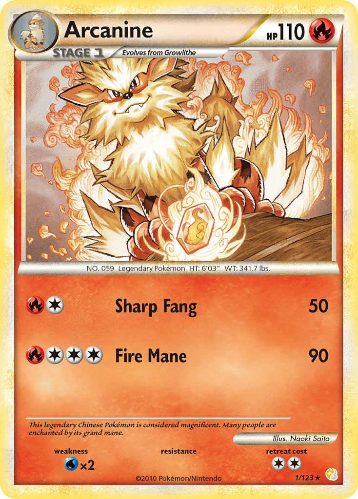 Arcanine: HeartGold & SoulSilver