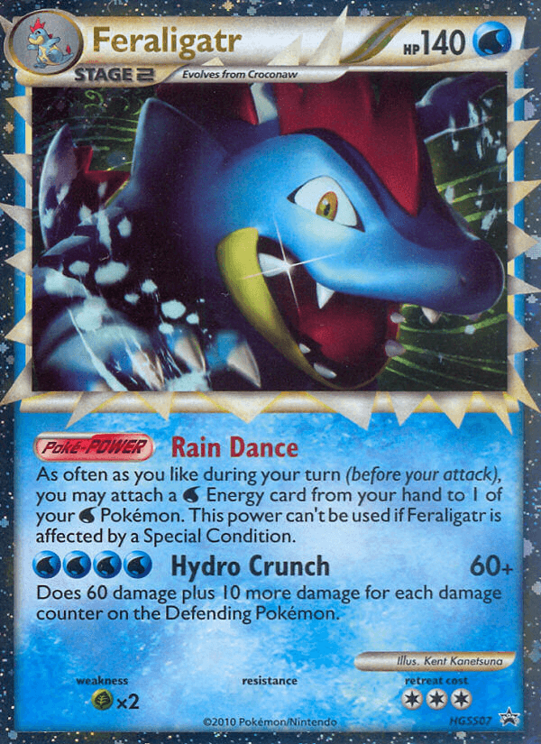 Feraligatr: HGSS Black Star Promos