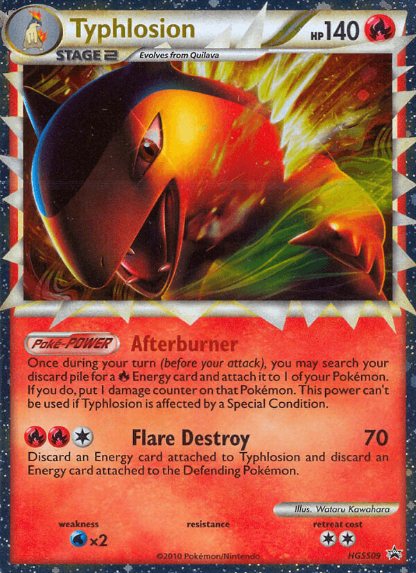 Typhlosion: HGSS Black Star Promos