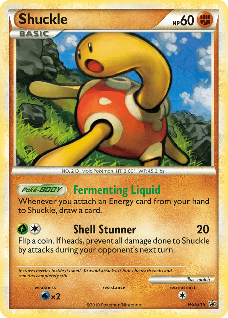 Shuckle: HGSS Black Star Promos