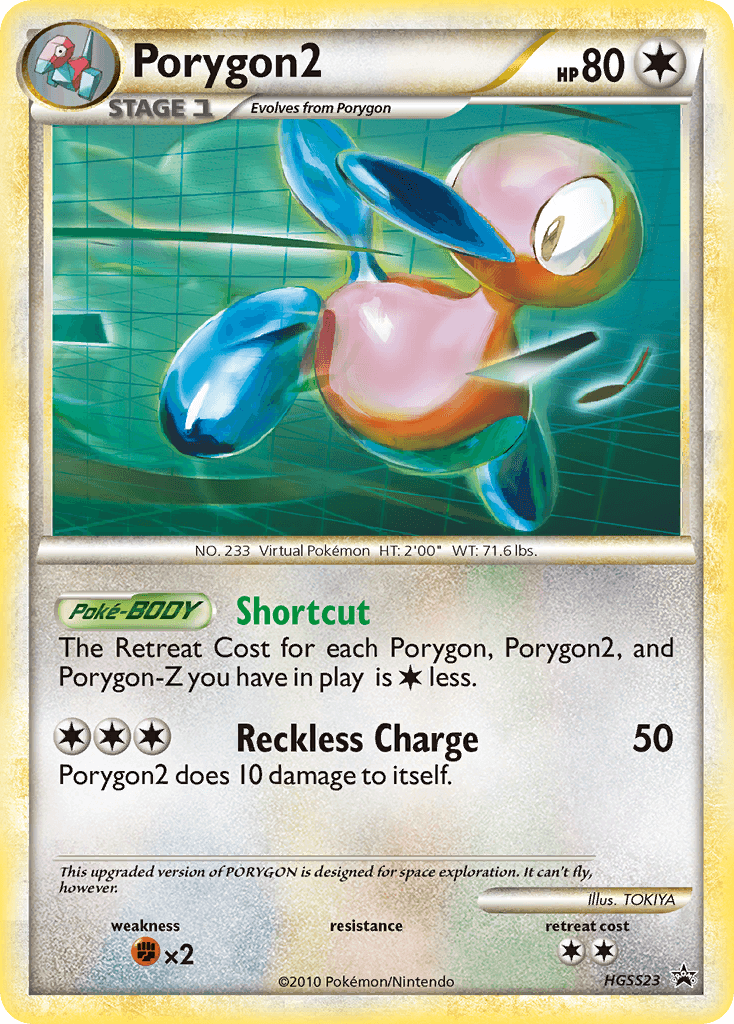 Porygon2: HGSS Black Star Promos