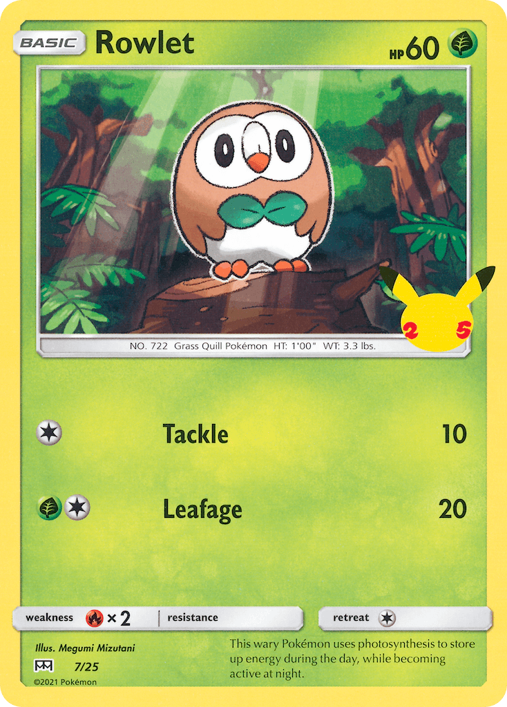 Rowlet: McDonald's Collection 2021
