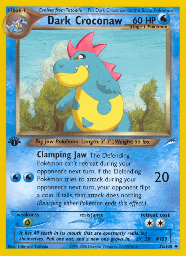 Dark Croconaw: Neo Destiny
