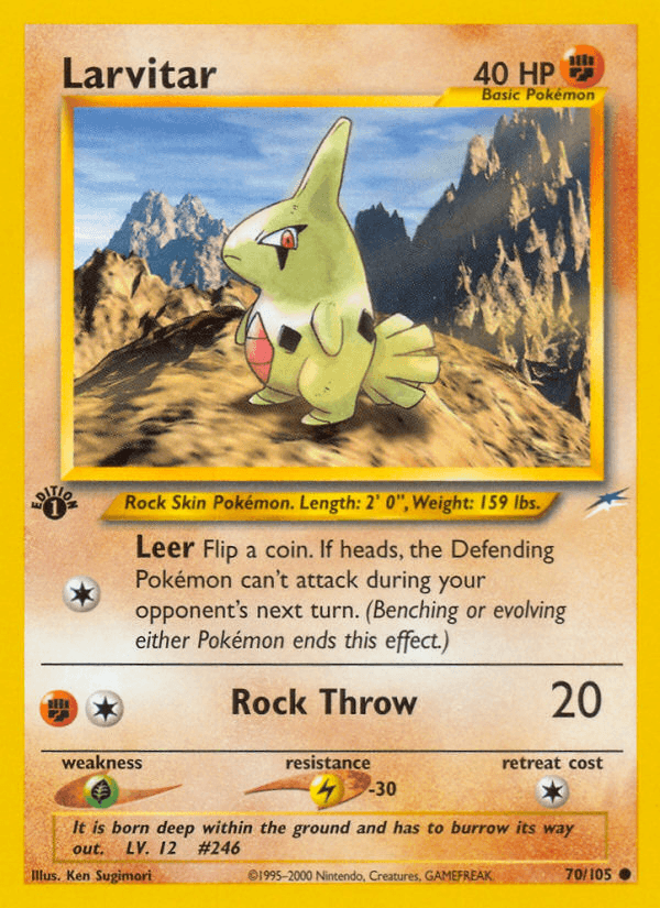 Larvitar: Neo Destiny