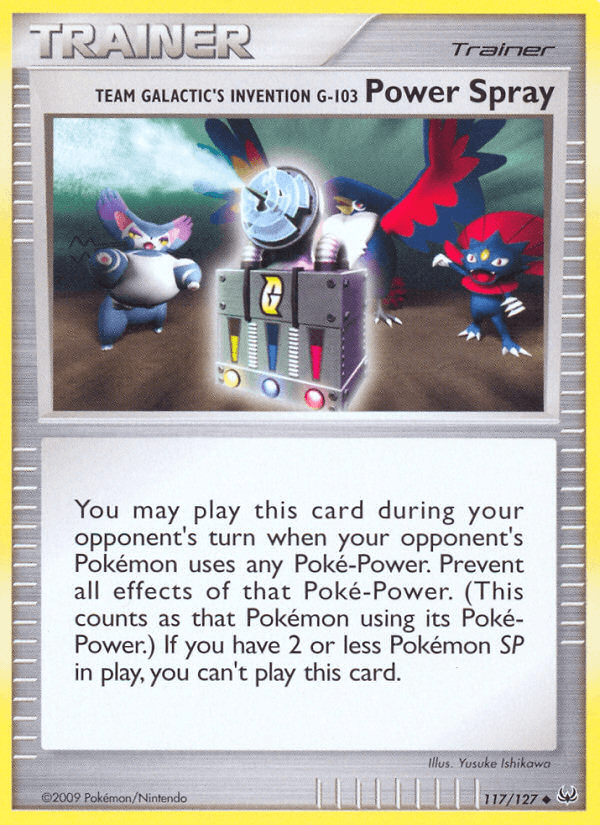 Team Galactic's Invention G-103 Power Spray: Platinum
