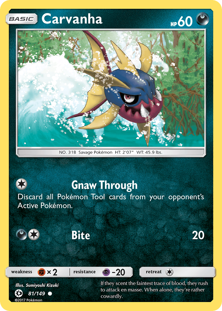 Carvanha: Sun & Moon