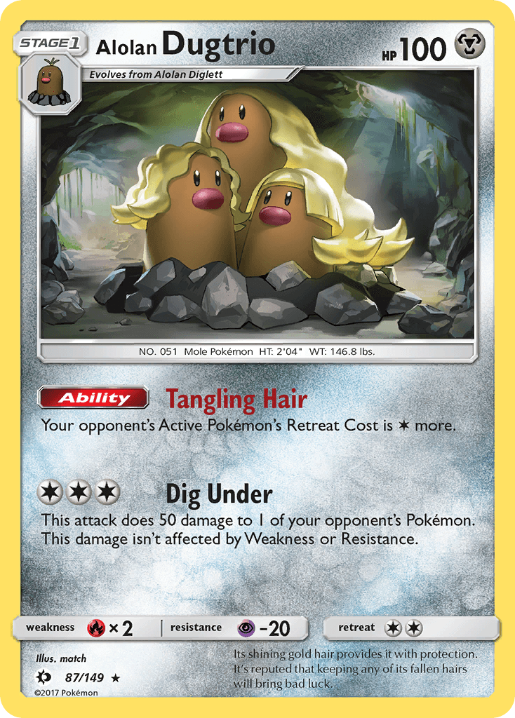 Alolan Dugtrio: Sun & Moon