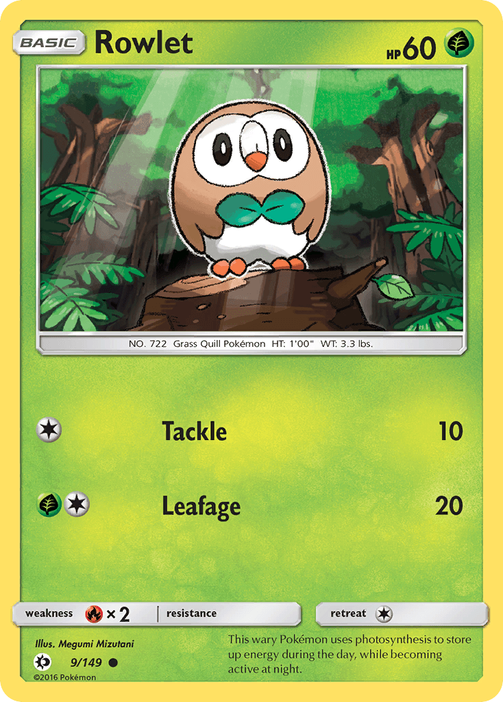 Rowlet: Sun & Moon