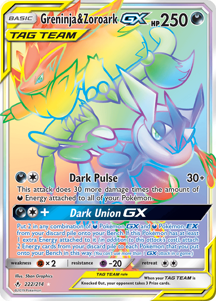 Greninja & Zoroark-GX: Unbroken Bonds