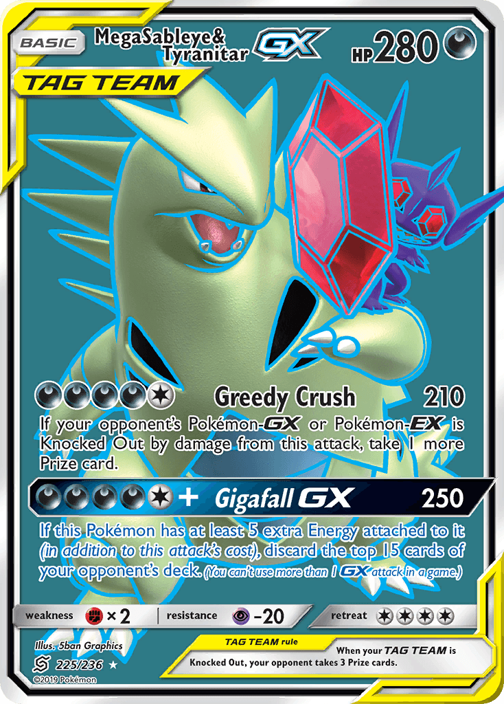 Mega Sableye & Tyranitar-GX: Unified Minds