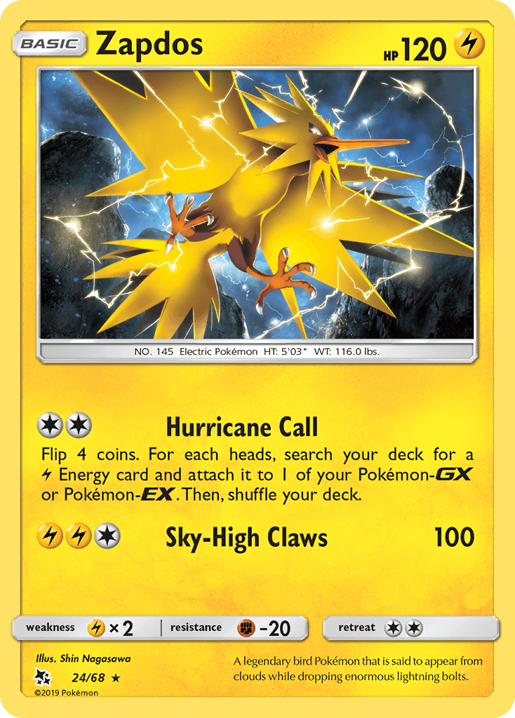 Zapdos: Hidden Fates