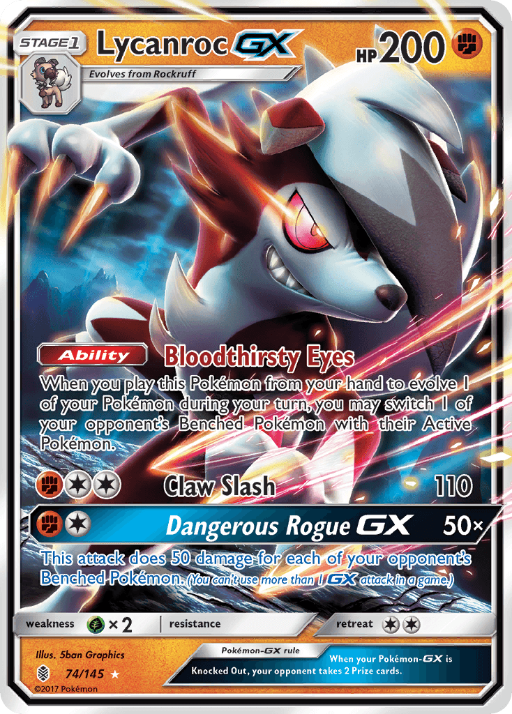 Lycanroc-GX: Guardians Rising