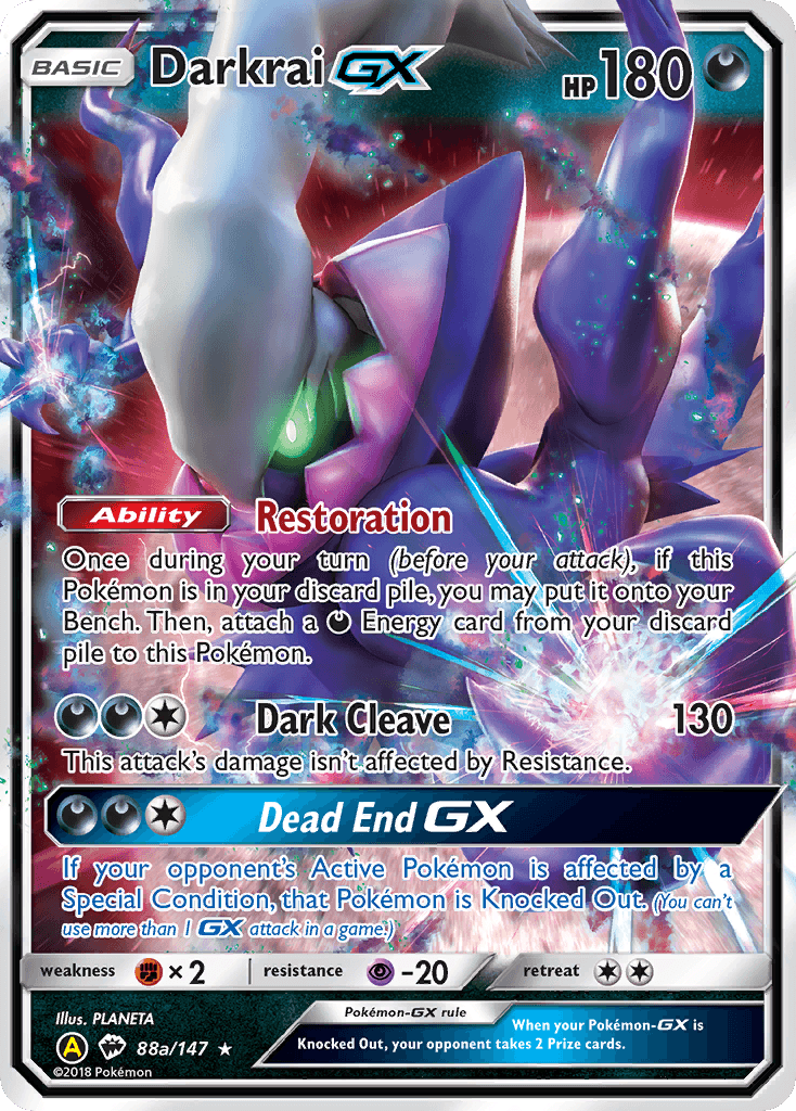 Darkrai-GX: Burning Shadows