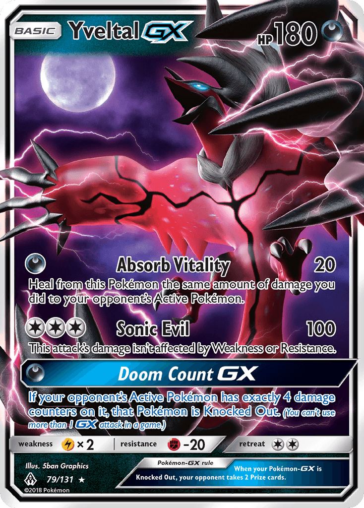 Yveltal-GX: Forbidden Light