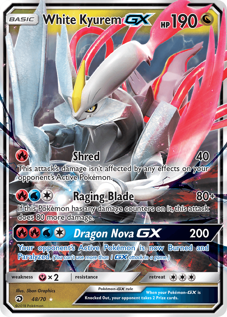 White Kyurem-GX: Dragon Majesty