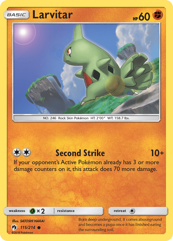 Larvitar: Lost Thunder