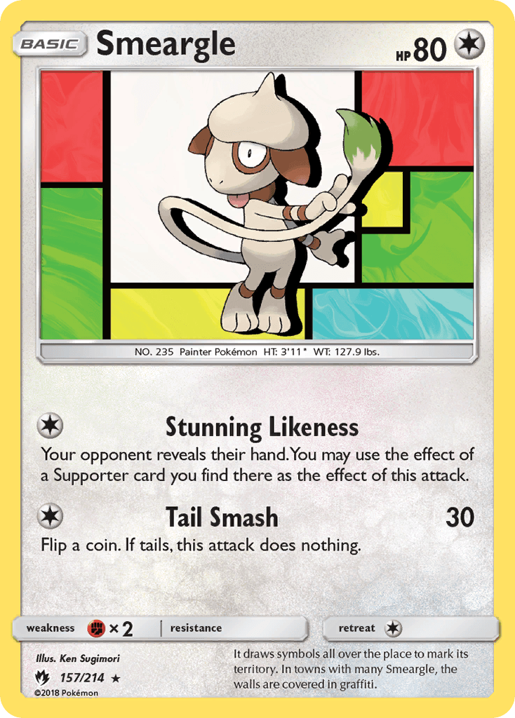 Smeargle: Lost Thunder