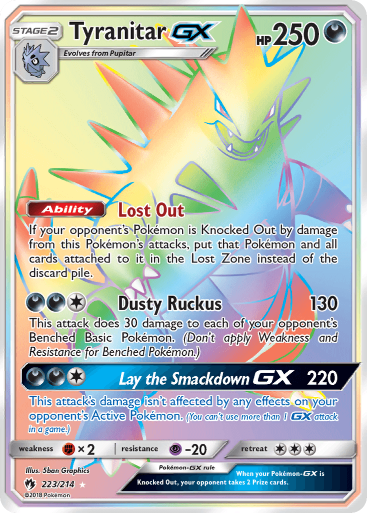 Tyranitar-GX: Lost Thunder