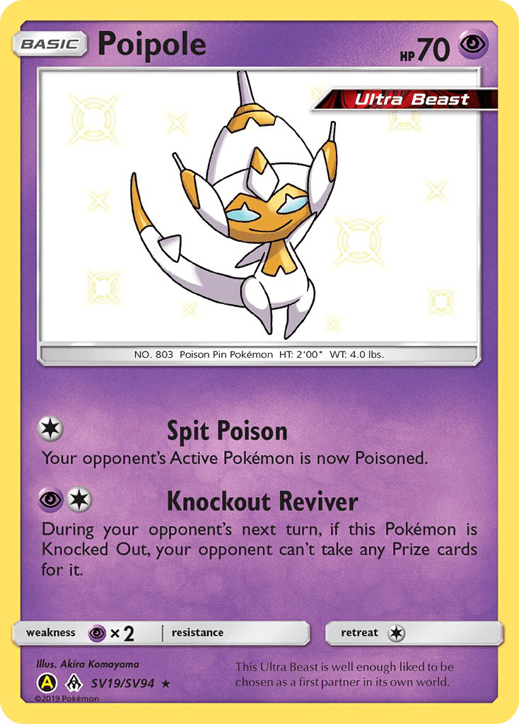Poipole: Hidden Fates Shiny Vault
