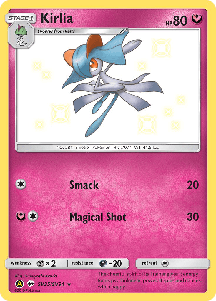 Kirlia: Hidden Fates Shiny Vault