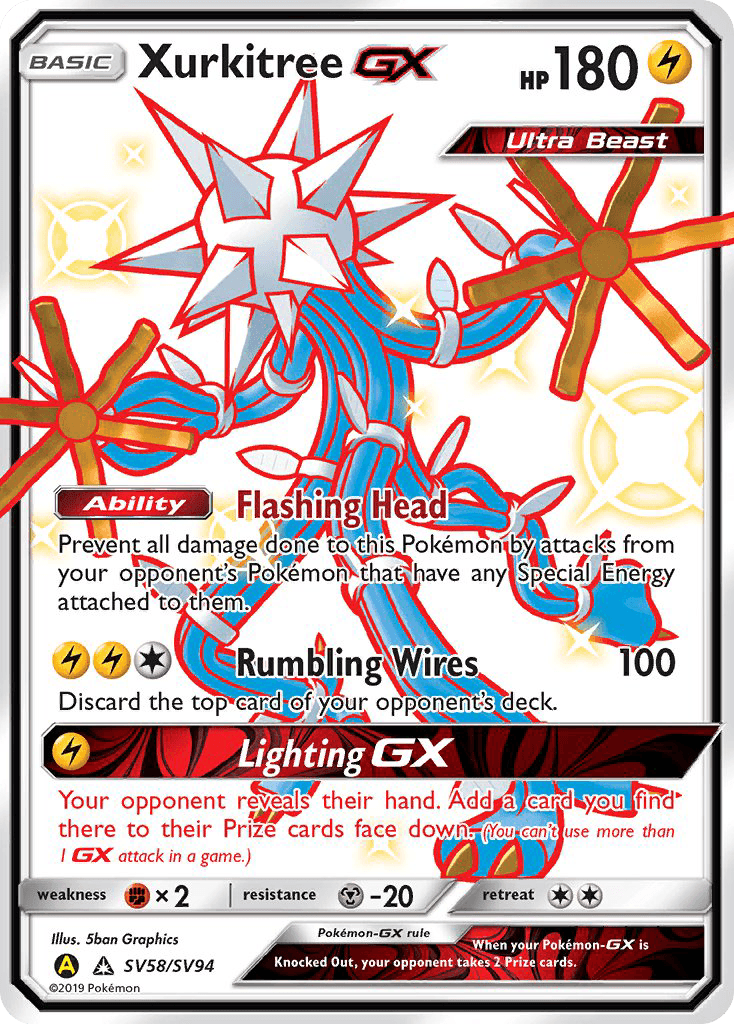 Xurkitree-GX: Hidden Fates Shiny Vault