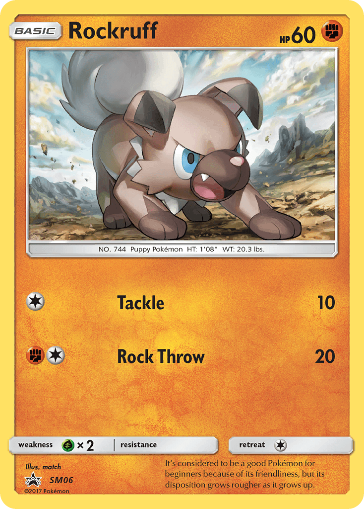 Rockruff: SM Black Star Promos