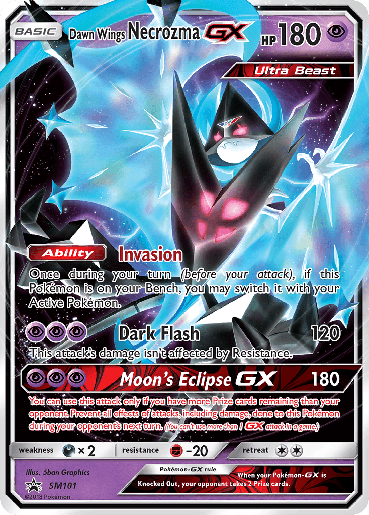 Dawn Wings Necrozma-GX: SM Black Star Promos