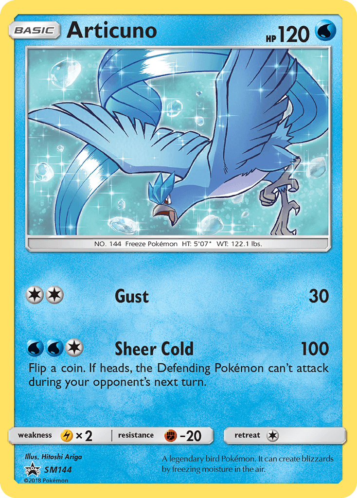 Articuno: SM Black Star Promos